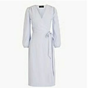 JCREW wrap crepe dress